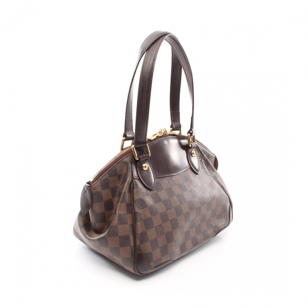 Louis Vuitton Verona PM Damier Ebene Shoulder Bag Brown
